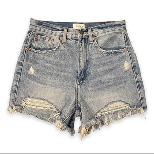 Pistola high waisted denim shorts